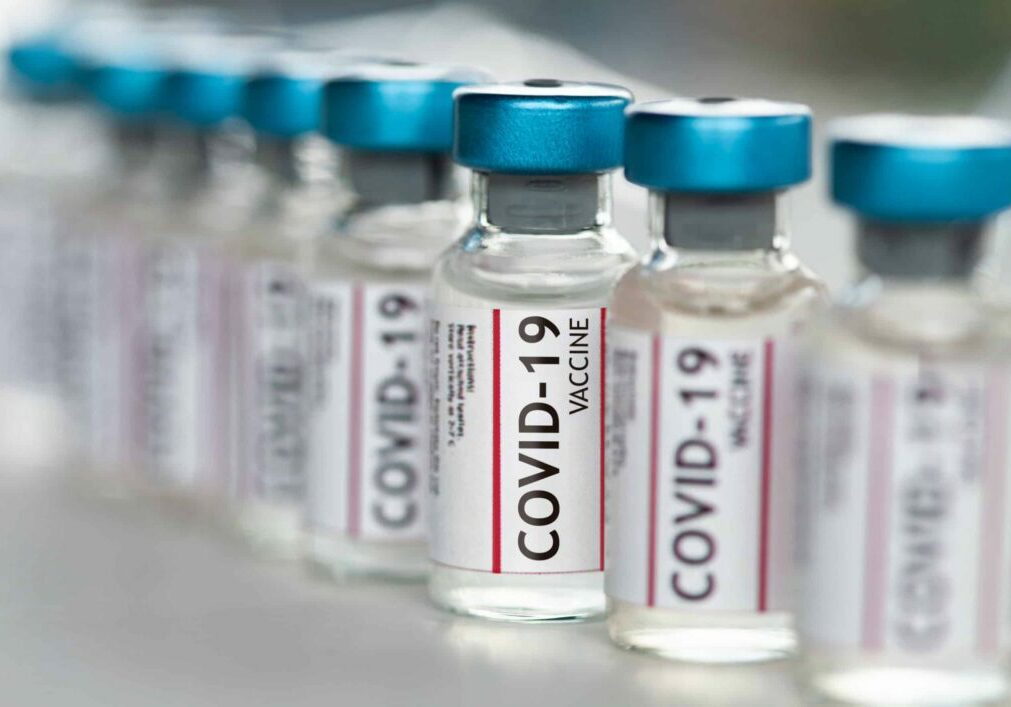 Covid-19 Coronavirus Vaccine vials