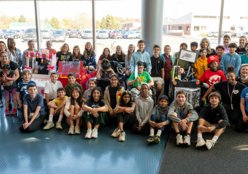 Educators connect students from Mercer County Special Services School District and Hopewell for a magical Hallowheels project.